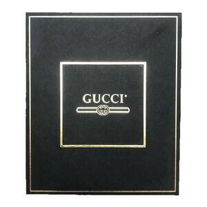 GUCCI Black Bees/Stars Large Storage Gift Box Authentic Rare 14x12x3.5"